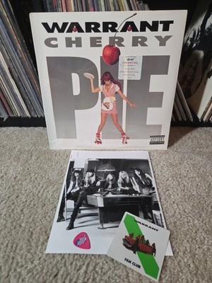Warrant Cherry Pie Lp Vinyl 1990 1st Press SEALED/NEW Mint W/Extras