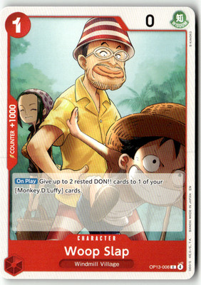One Piece TCG Bandai No OP13-006 Woop Slap Englisch
