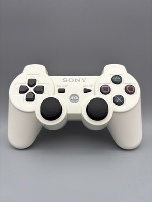 Sony PlayStation 3 PS3 Controller Gamepad weiß geprüft gereinigt GUT