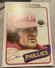 1980 Topps - Pete Rose #540 Pack Fresh Stunner! Beauty! HOF! Great Card!
