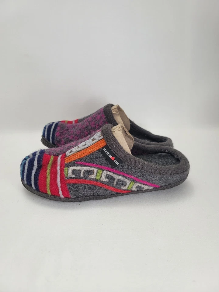 Zapatillas Haflinger Calypso Mujer EU 39 US 8.5 Lana Sin Cordones Zapatos de Casa Coloridos Foto 2 de 4