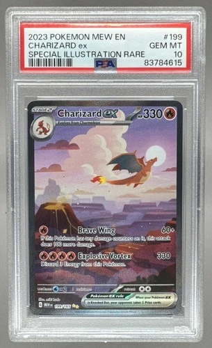 4615 Charizard ex 2023 Pokemon Scarlet Violet 151 MEW EN #199 SIR PSA 10