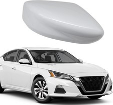 Right Passenger Side Mirror Cap Cover White Compatible with Nissan Altima