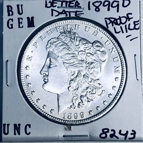1899 O BU GEM MORGAN SILVER DOLLAR UNC MS+++ U.S. MINT RARE COIN 8243