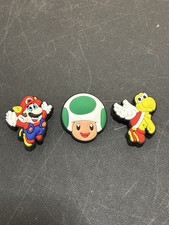 Mario Shoe Charm Jibbitz Set Of 3