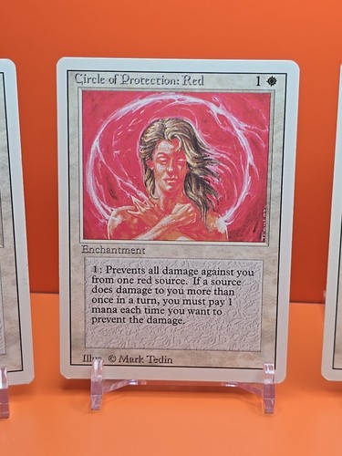 ⚪️⚪️⚪️ (4) 1994 MAGIC The Gathering COP: RED 🔴 REVISED 3RD EDITION PLAYED ⚪️⚪️2 - Picture 3 of 10