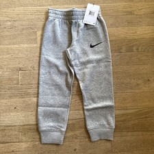 Nike Boys Sweatpants Pants Dark Heather Gray Size 4 XS Swoosh