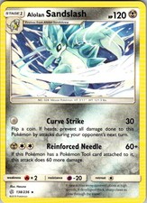 Pokemon SM - Cosmic Eclipse Alolan Sandslash 138/236 NM