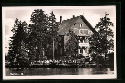 Mummelsee, Guest House by Karl Bürk, Postcard 