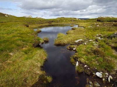 Photo A3 Pool on summit ridge of Beinn an Amair on Cape Wrath Balnakeil  c2015