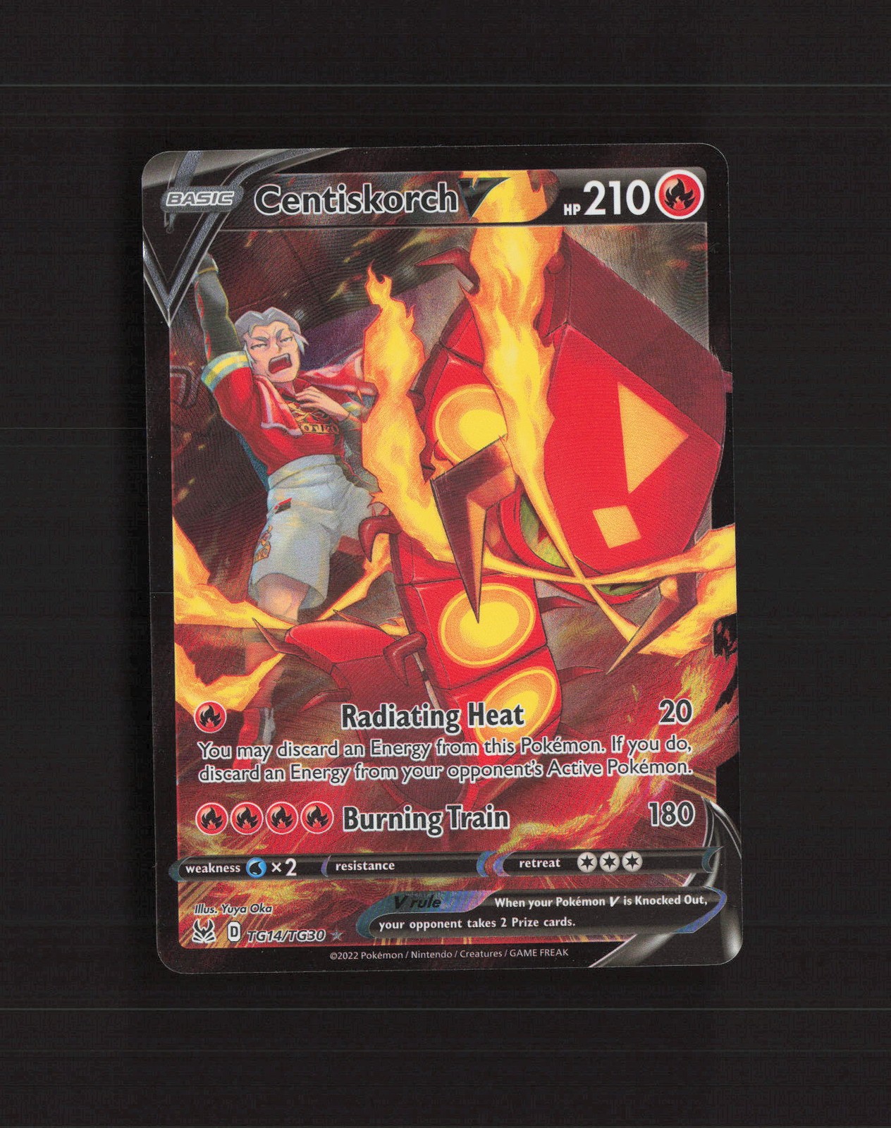 Centiskorch V TG14/TG30 Lost Origin Full Art Ultra Rare Holo Pokemon Card NM