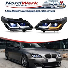 LED Scheinwerfer Set für BMW 5er E60 E61 Xenon Frontscheinwerfer Links + Rechts