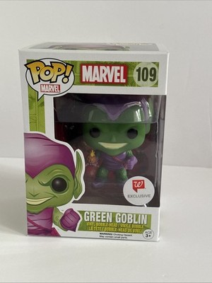Funko Pop Marvel Green Goblin #109 Walgreens Exclusive + Protector￼