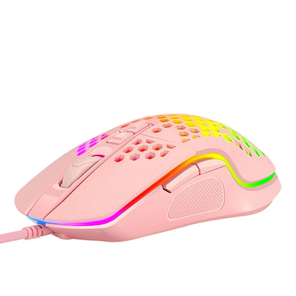 Gaming Mouse 6400 DPI 7 Buttons USB LED Light Optical Wired Mice Usb For Laptop - Image 4 of 4