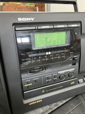 Vintage Sony CFD-610 6 Disc CD Player FM/AM Radio Cassette Boombox READ