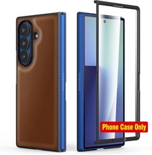 Case for Samsung Galaxy Z Fold 7 2025 with Built-in Cover Screen Protector - B