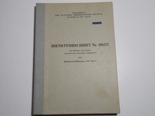 Dienstvorschrift NVA DDR 101/71 K&ouml;rperert&uuml;chtigung und Sport Wehrsport Soldaten