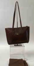 Borsa vintage The Bridge in pelle marrone color cognac made in Italy con dustbag