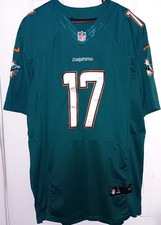 NIKE Miami Dolphins Ryan Tannehill #17 Men Size 52 On Field Authentic Jersey