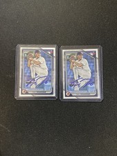 (2) Trey Yesavage 1st Bowman RC SIGNED - Tornoto BlueJays