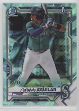 2021 Bowman Chrome Sapphire Edition Aqua Refractor 53/99 Starlin Aguilar 0r4