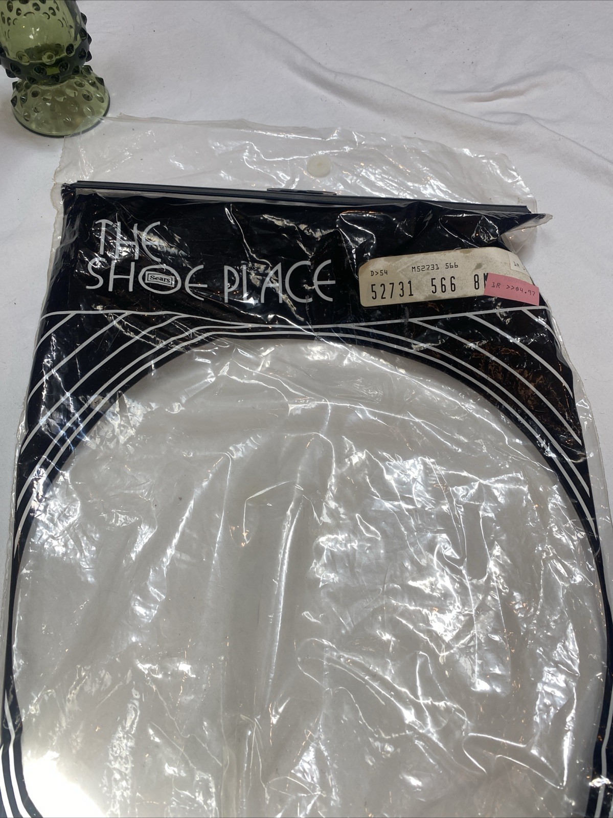 SAOLA The Shoe Place Sears ciabatte donna blu fuzzy taglia 8 M suola vinile casalinga