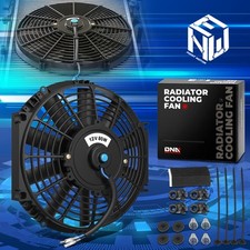 Universal Black 1212v Slim Electric Radiatorengine Cooling Fan Assembly Kit Universal Black 1212v Slim Electric Radiatorengine Cooling Fan Assembly Kit