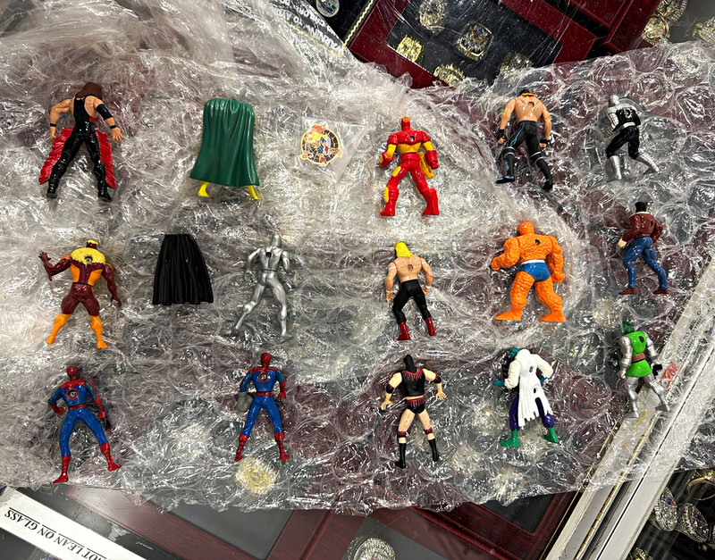 Marvel Spider-Man Iron Man & The Thing Mixed Lot metal Figures 10+ Loose