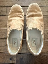 UGG Caramel Suede Womens Boat Shoes Sz. 8