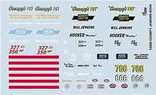 Gofer-Racing Grumpy Jenkins Nova Graphics - Plastic Model Vehicle Decal