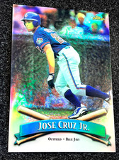1998 Topps Finest #65R Refractor - No Protector - Jose Cruz Jr - Blue Jays GEM M