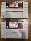 Aladdin and Inspector Gadget Bundle. SNES. Self-tested and they both work