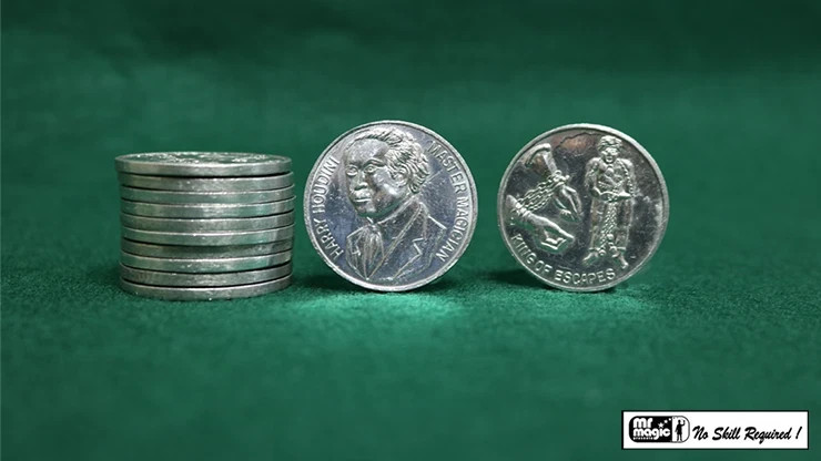 Houdini Palming Coins (12 pieces) by Mr. Magic 