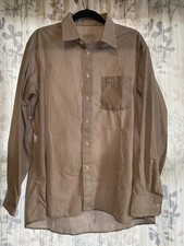 Vintage Christian Dior, Chemises Men  s Striped Dress Shirt Size 17.5 34/35