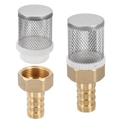 2Pcs Inline Strainer, 3.2'' Encrypted Hose Strainer W/ 16mm Diameter Connection