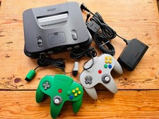 Nintendo 64 N64 Video Games Console With Two Controllers And Leads Fully Tested