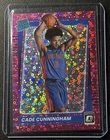 CADE CUNNINGHAM 2021-22 PANINI DONRUSS OPTIC #161 FAST BREAK PINK PRIZM RC 8/20