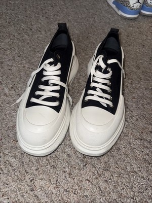 Alexander Mcqueen Tread Slick Boots in Black/White BNWB size 45