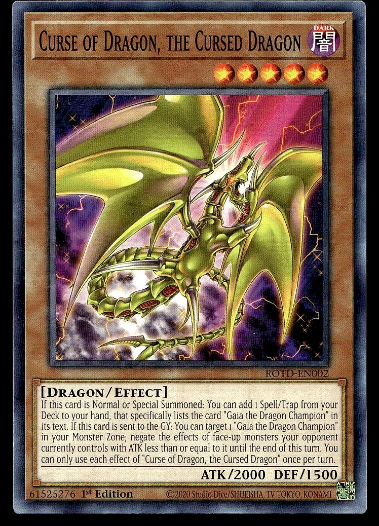 Yugioh Curse Of Dragon for sale | eBay
