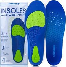 Low Arch Support Inserts Orthotic Comfort Insoles for Flat Fee - Size Medium