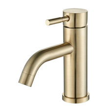Grifo De Lavabo De Baño Negro Mate, Grifo Mezclador De Agua Fría Y Caliente Cort