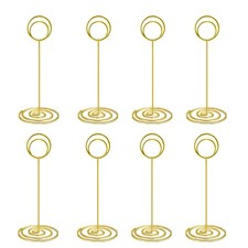 20 Pack 8.75 inch Tall Table Number Holders Place Table Picture Holder Wire P...