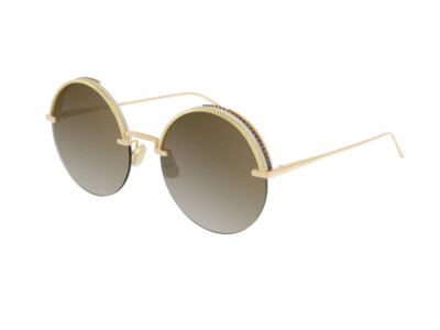 Sunglasses BC0075S Gold Brown 002 Boucheron Authentic | eBay