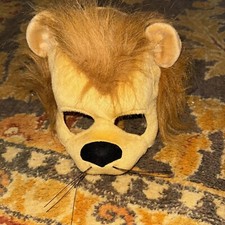 Vintage Furry Lion Halloween Mask The Great Pretend Ears Headband Role Play