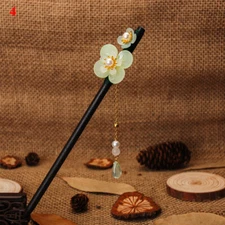 Women Hair Sticks Clip Wooden Chinese Style Vintage Headwear Chopstick Hairpin