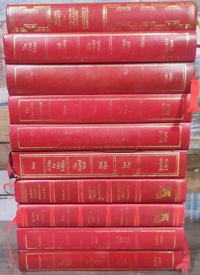 10x Readers Digest: Condensed Books - Various Titles Red Hardback Books