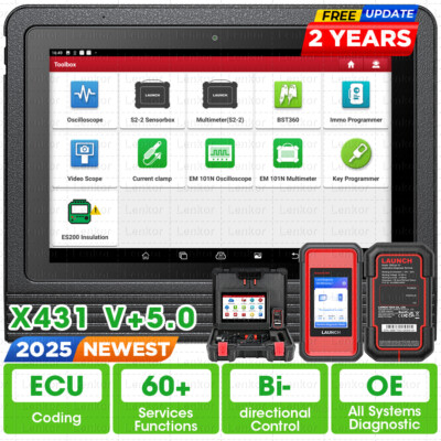 LAUNCH X431 V+ 5.0 PRO3S+ & SmartLink C HD3 Heavy Duty Truck Diagnostic Scanner
