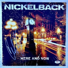 Chad Kroeger Signed Nickelback Here and Now Album Photo with PSA/DNA COA
