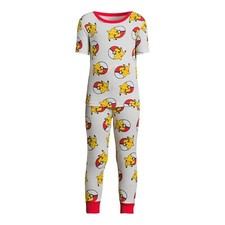Pokemon Pikachu Boys Short Sleeve and Pant Pajama Set, 2-Piece Size 6