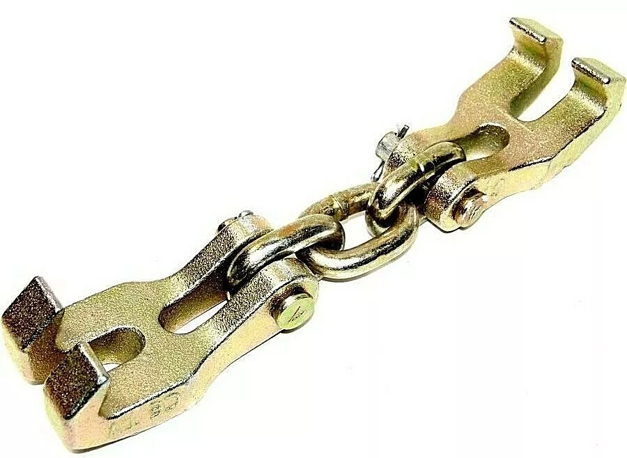 Double Claw Hook Chain Shortener Clamp Bumper Hook Puller Auto Body Dent Repair